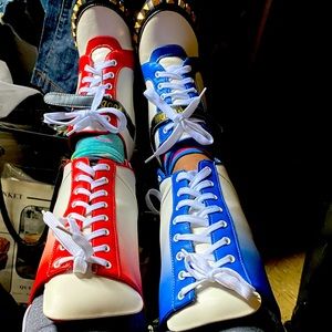 Harley Quin costume boots
